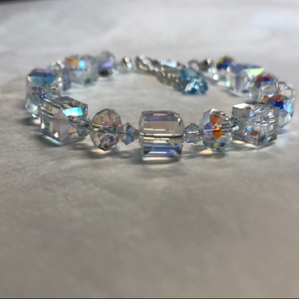 Handmade 6.75” or customizable Swarovski Crystal Bracelet 💎